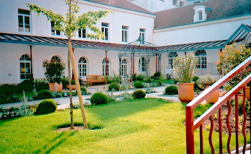 Le jardin de la Mairie de La Roche Posay